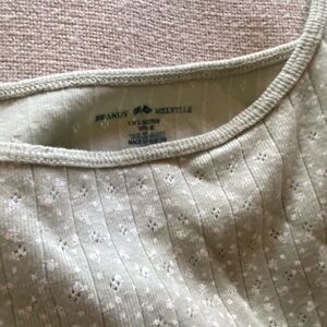 Brandy Melville Mint Knit Crop Top